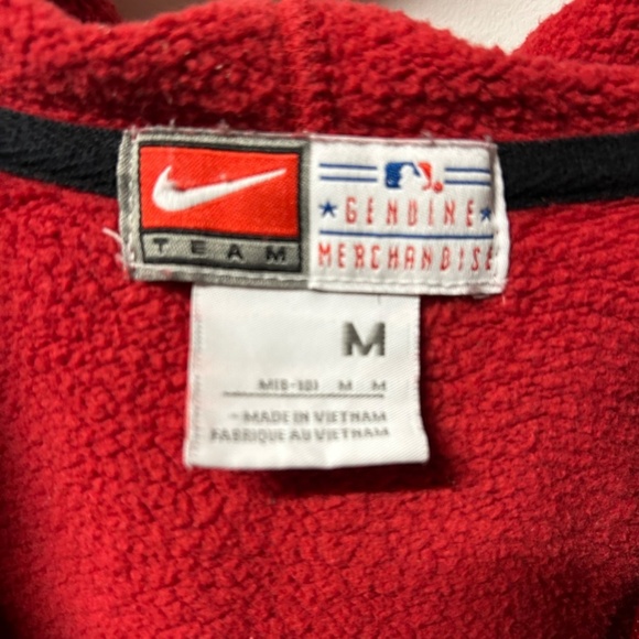 Cincinnati Reds Nike Team Sweatshirt Hoodie Full Zip Women Medium - Picture 3 of 4